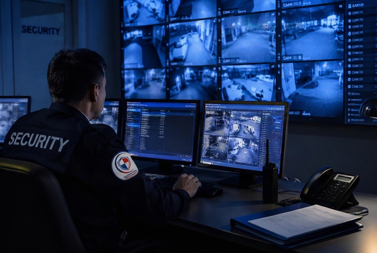 Agent HTPS en mission de surveillance